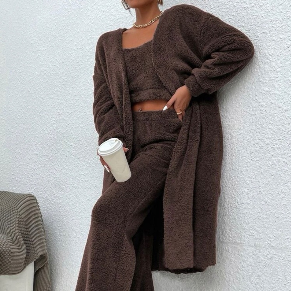 3 PC Set - Tank Top, Robe, Pants included